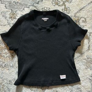 alexander wang body-wear cropped tee M